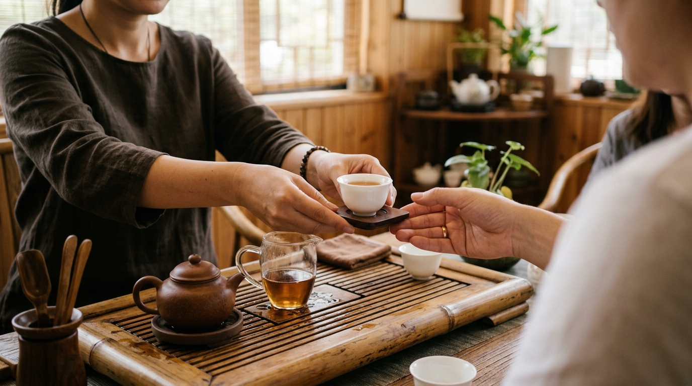 Étiquette du thé chinois : servir, recevoir et dire merci